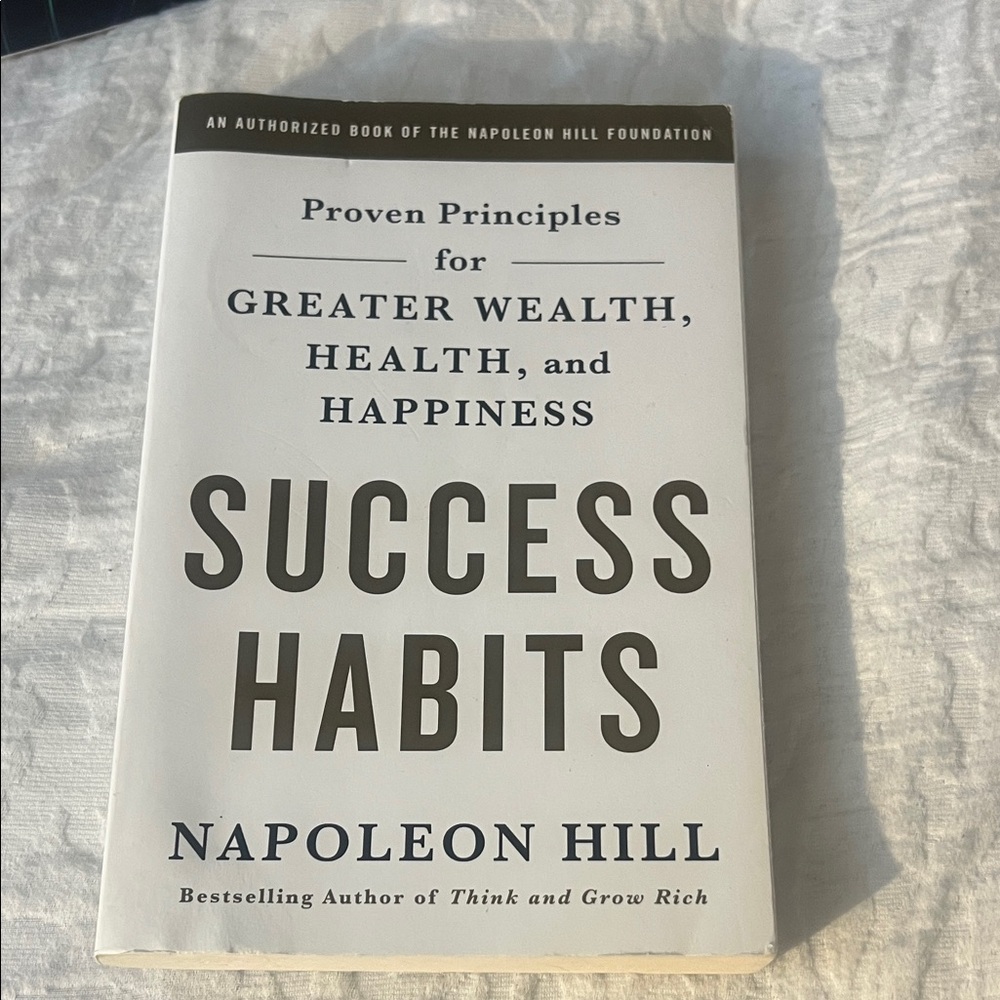 Success Habits by Napoleon Hill Book